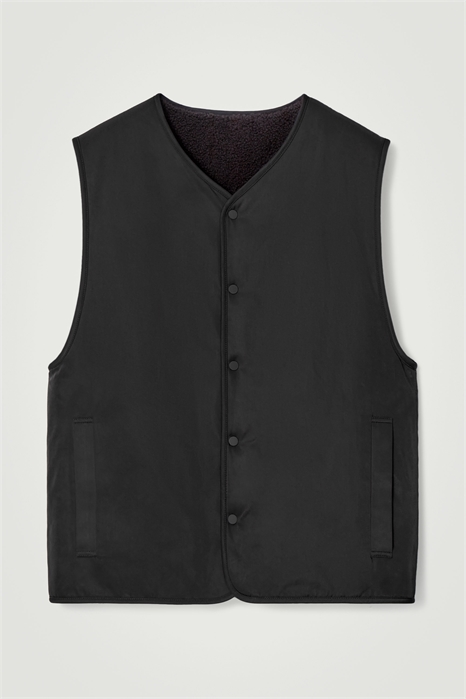 Двусторонняя жилетка из искусственной кожи 1260768001 - Фото 14178959