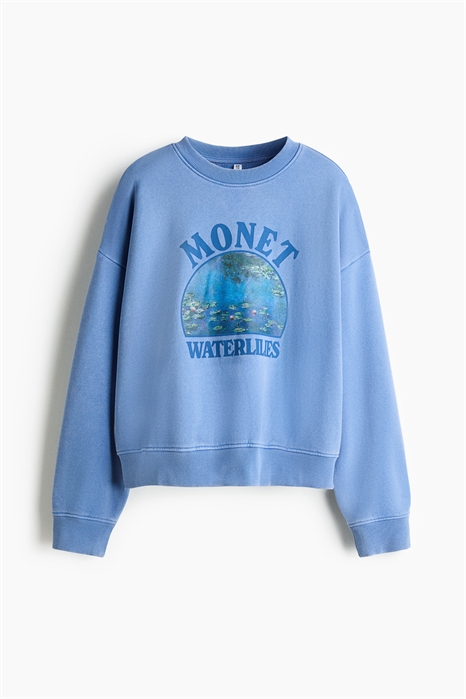 Толстовка оверсайз с принтом и мотивом 1314590002 - Фото 14179817