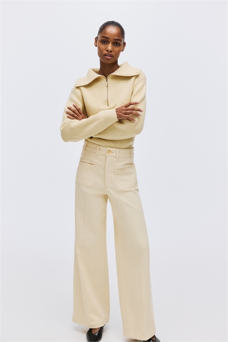 Широкие высокие джинсы 1314621006 - Фото 14179852