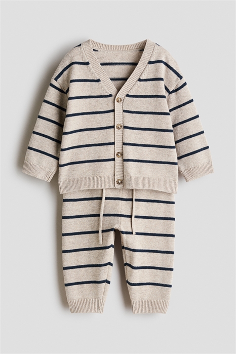 Комплект из 2 частей из тонкого трикотажного хлопка 1315941001 - Фото 14179973