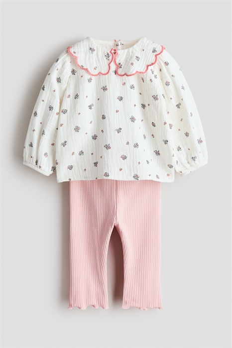 Комплект из двух частей: блузка и леггинсы 1316464001 - Фото 14180039