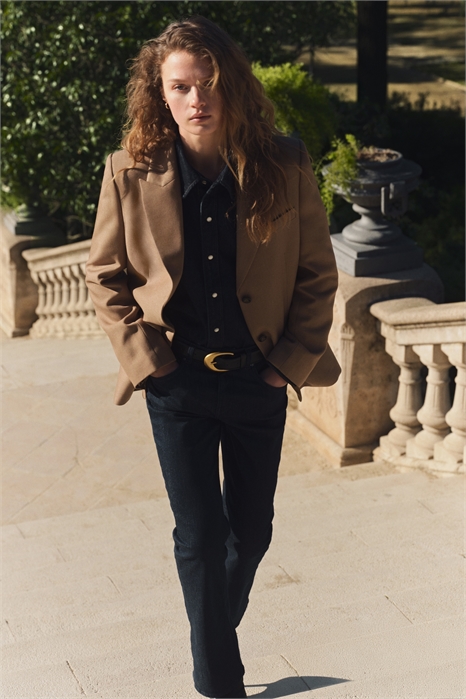 Зауженные прямые джинсы с высокой талией 1331697001 - Фото 14180894