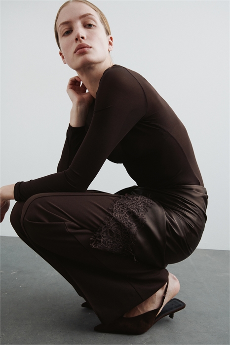 Шарф-треугольник с кружевной отделкой 1333754002 - Фото 14180920