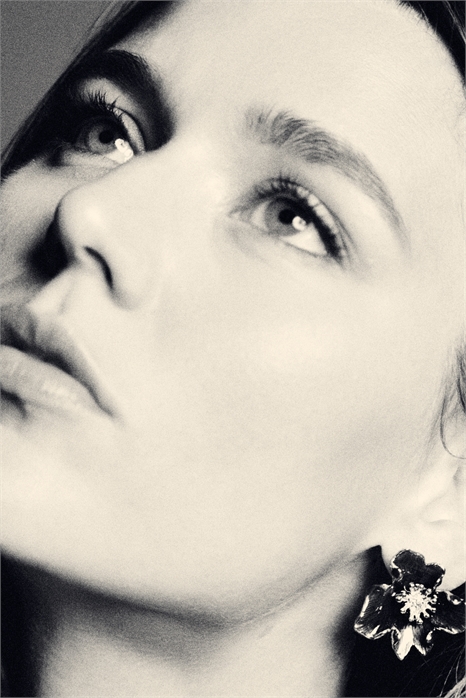 Серьги в форме цветка артикул 1306666001