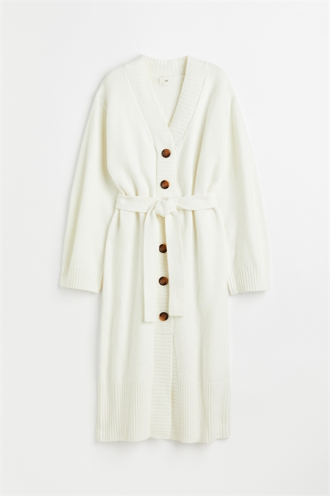 Трикотажное платье с завязывающимся поясом 1003886001 - Фото 14181301