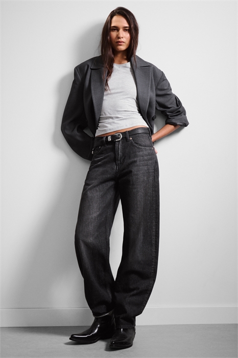 Джинсы унисекс Nebula Mid Rise Loose Barrel Leg 1319374002 - Фото 14183019