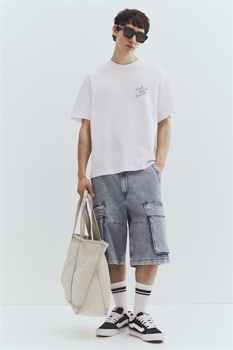 Футболка с принтом свободного кроя 1034065161 - Фото 14183224