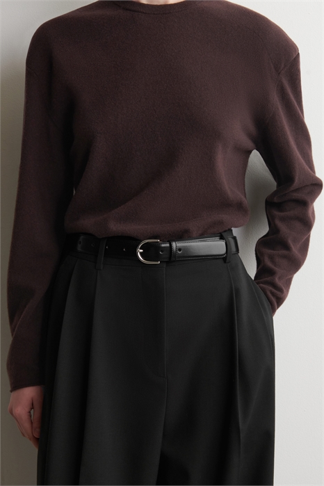 Кожаный ремень с пряжкой D 1311688001 - Фото 14183414