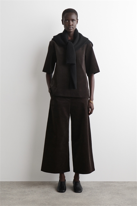 Вельветовые кюлоты 1318553001 - Фото 14183420