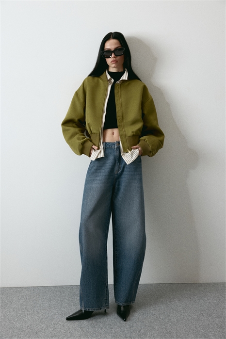 Джинсы с высокой талией Barrel Leg 1309848001 - Фото 14184283