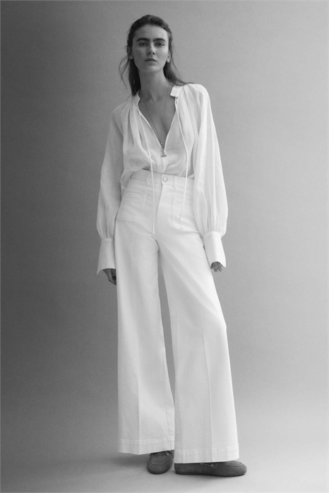 Широкие высокие джинсы 1314621003 - Фото 14184462