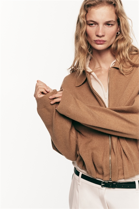 Негабаритный кардиган на молнии 1317102003 - Фото 14184718