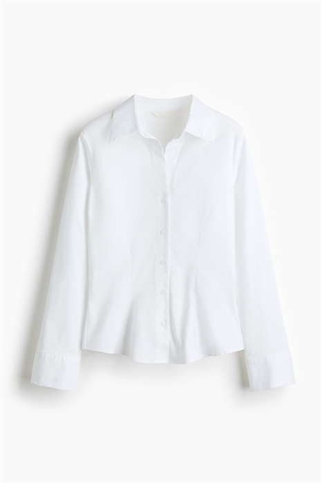 Приталенная блузка-рубашка 1322471002 - Фото 14185020