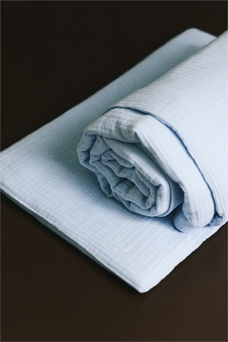 Комплект постельного белья для детской кроватки из муслина 1219010009 - Фото 14186335