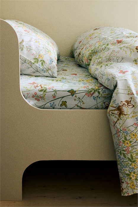 Хлопковая простыня с узором, на резинке 1256758004 - Фото 14186419