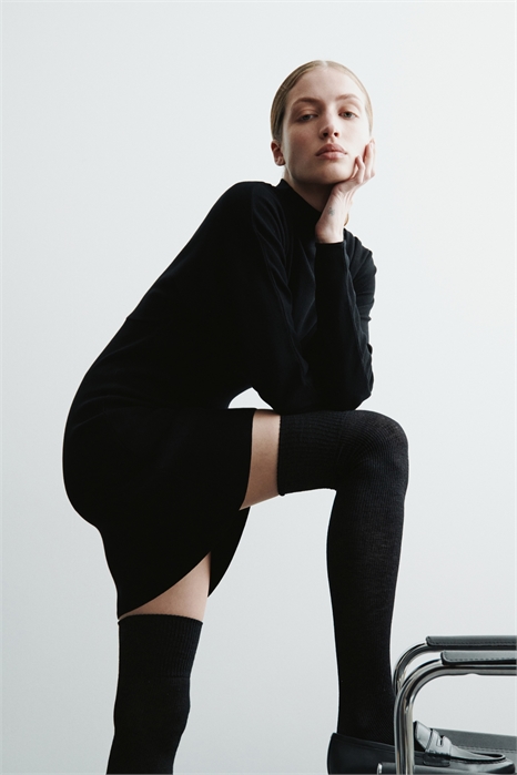 Носки по колено из шерстяного микса артикул 1315806001