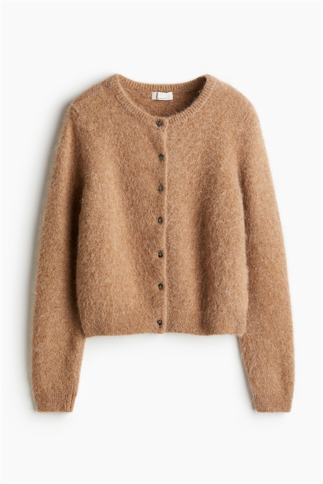 Кардиган из смеси альпаки артикул 1246567004