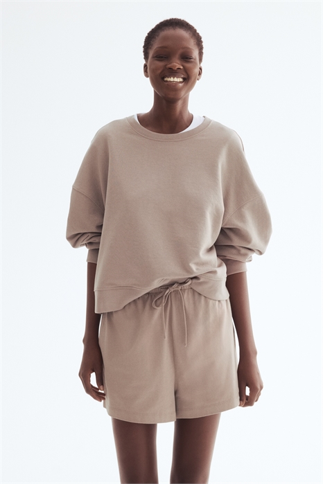 Хлопковые шорты с завязками артикул 1270858002