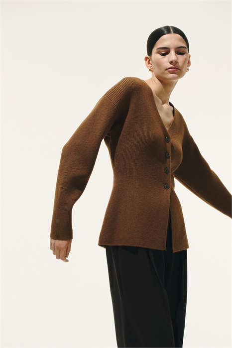 Кардиган с талией артикул 1277287002