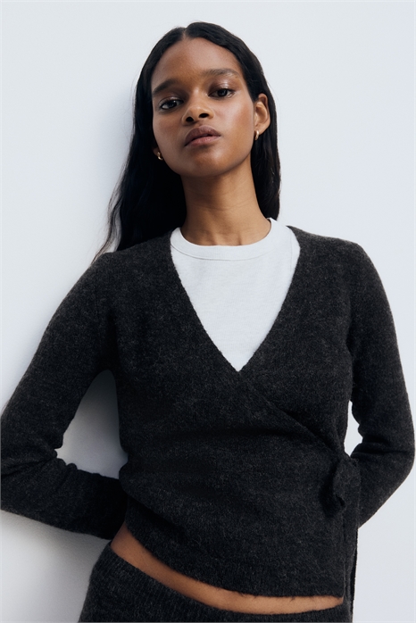 Кардиган с завязками артикул 1302138005