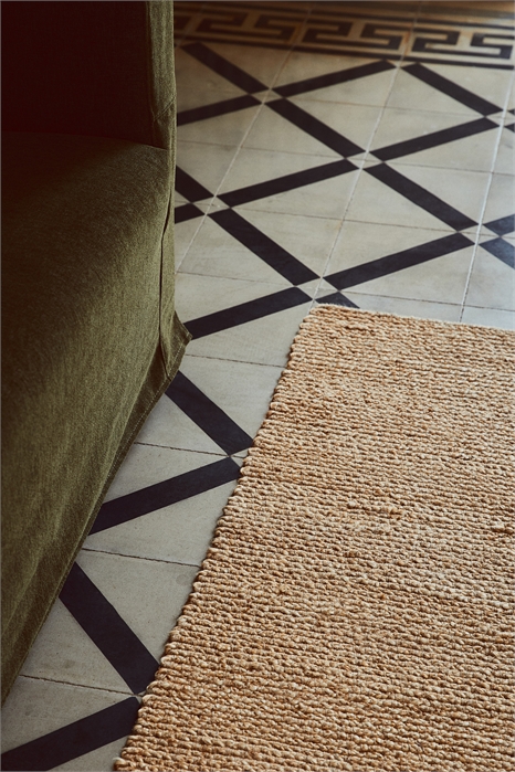 Большой джутовый ковер артикул 1268128001