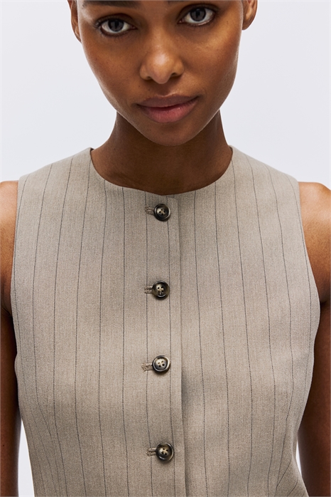 Длинный жилет артикул 1288094006