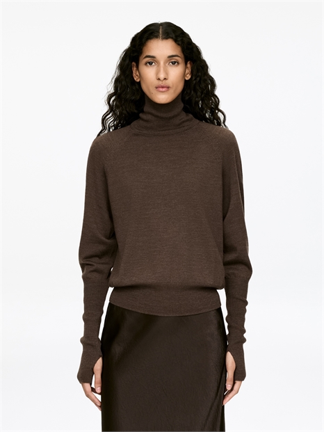 Джемпер с водолазкой из шерсти Nativa артикул 1305268002