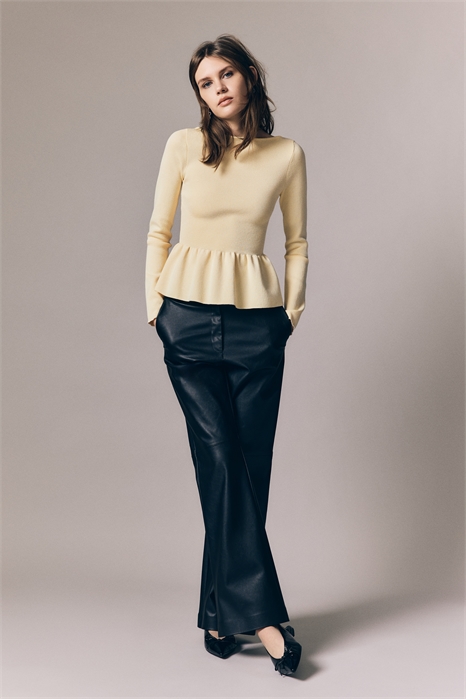 Трикотажный топ с пеплумом 1314865004 - Фото 14196746