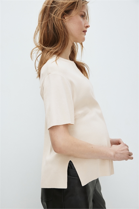 Футболка из тонкого трикотажа MAMA артикул 1317182002