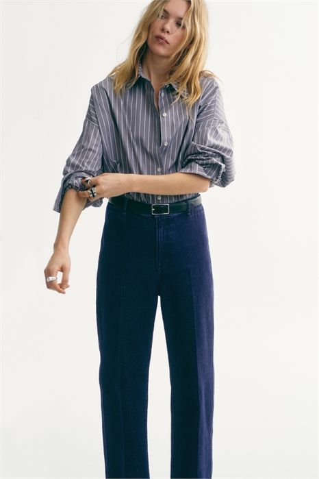 Прямые высокие джинсы артикул 1317289002