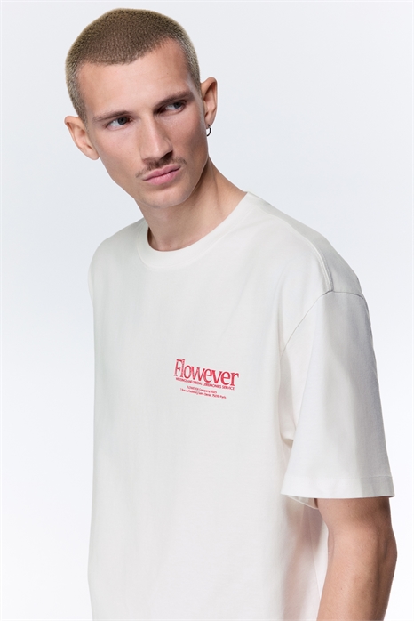 Футболка с принтом свободного кроя артикул 0967955186