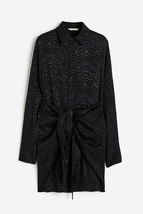 Платье-рубашка с завязками артикул 1180209002