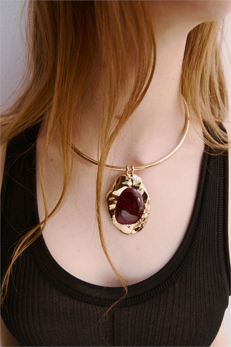 Жесткое ожерелье с подвеской артикул 1291949001