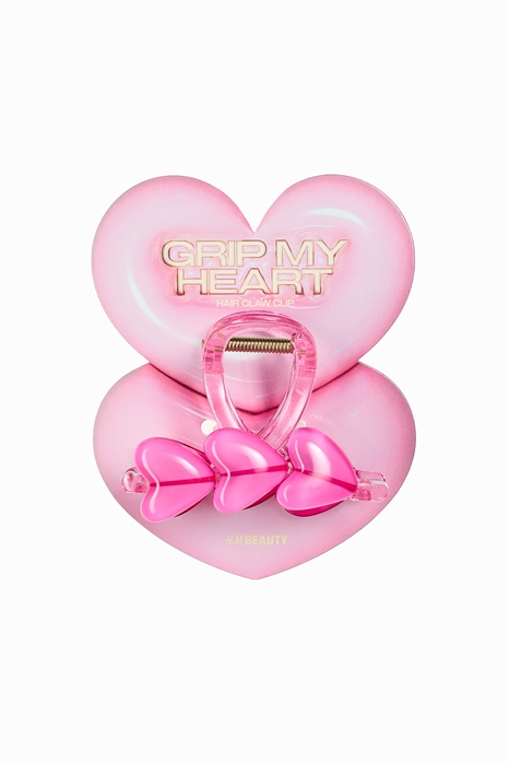 Заколка для волос с сердечками артикул 1308481001