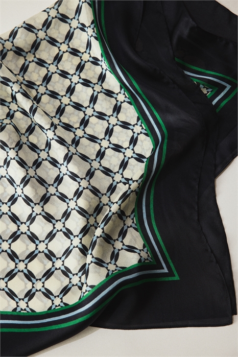 Шарф с узором артикул 1229036075