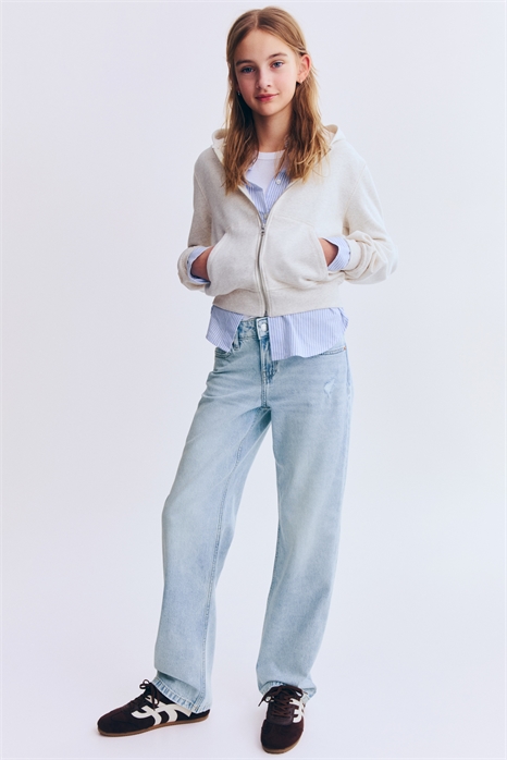 Джинсы с прямыми штанинами артикул 1296725005