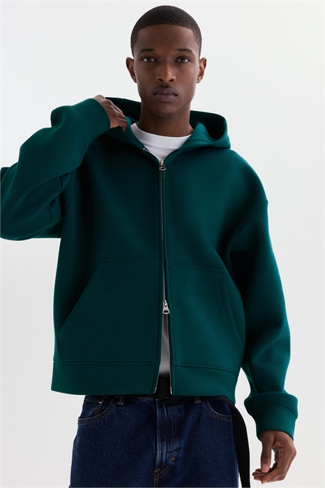 Свободная толстовка на молнии с капюшоном Scuba артикул 1304459010