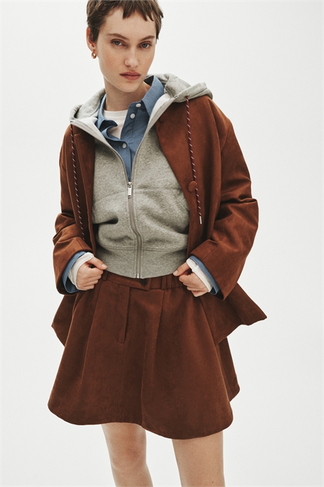 Расклешенная мини-юбка артикул 1319280001