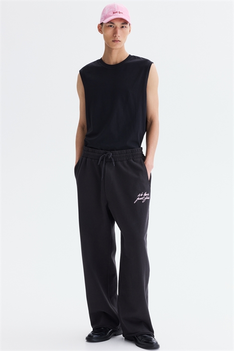 Спортивные штаны из хлопка, свободный крой артикул 1330991001