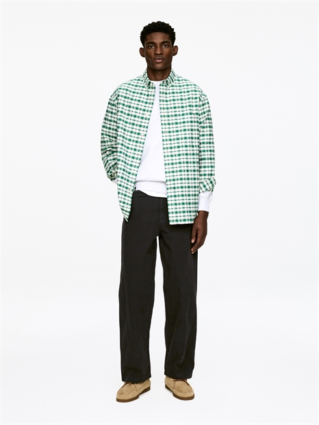 Расслабленные брюки из канваса артикул 1315991001