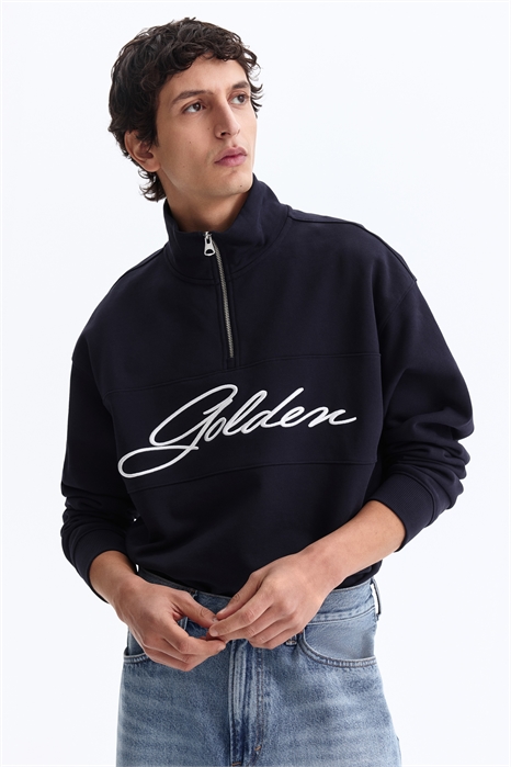 Свитшот с застежкой-молнией и свободным кроем артикул 1318078003