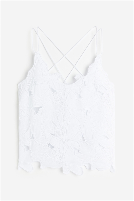 Топ с вышивкой артикул 1170966001