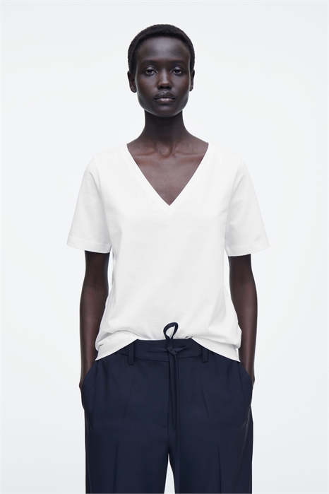 Футболка с V-образным вырезом артикул 1002949002