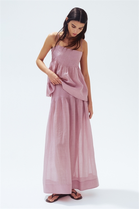 Юбка из рами с пинтами артикул 1286033001