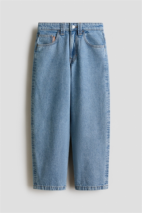 Джинсы с широкими штанинами артикул 1318878001