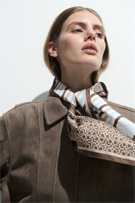 Шарф с узором артикул 1229036096