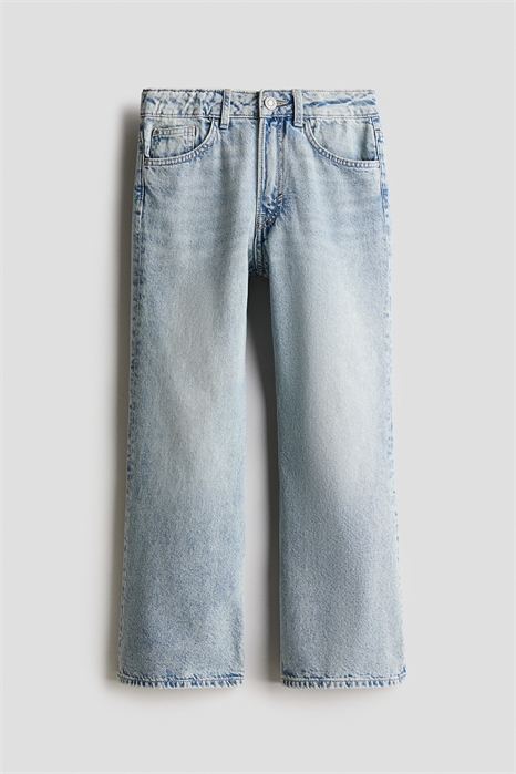 Джинсы свободного кроя bootcut артикул 1240896003