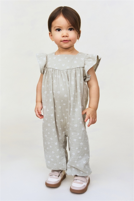 Хлопковый ромпер артикул 1312974002