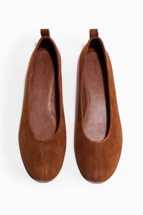 Замшевые балетки артикул 1313468001