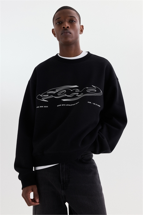 Свитшот свободного кроя артикул 1318102002